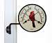 Comfortmeter with Cardinal Bird Dial Bronze Patina Finish