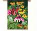 Cone Flowers & Monarch House Flag
