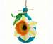Daffodil Felt Birdhouse