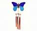 Dark & Light Blue Butterfly Wind Chime