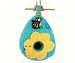Flower Bee Felt Birdhouse