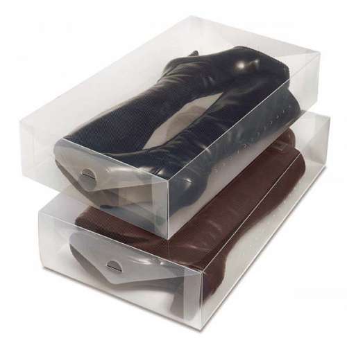 Clear Shoe Boxes