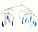 Glass Raindrops Mobile