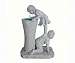 Girl & Boy Sculptural Fountain + FRT