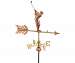 Golfer Garden Weathervane Polished Copper wGarden Pole with Display Box