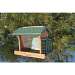 Going Green Recycled Plastic Ranch Seed and Suet Feeder