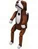 Hinged Brown & White Dog Birdhouse