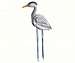 Heron Planter Statuary