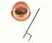 Hammered Copper Bowl with Stand