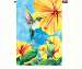 Bird House Flags Hibiscus Hummingbird
