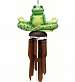 Bamboo Windchime Yogi Frog