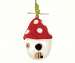 Felt Birdhouse Mushroom