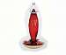 Hummingbird Fdr Cut Glass Red