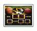 Missouri Tigers Scoreboard Wall Clock