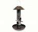 Metal 12 inch Tube Feeder with Cap and Tray Antique Copper