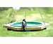 Mini Hanging Bird Bath Green