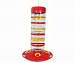 Painted Rings Glass Hummingbird Feeder