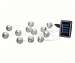 Outdoor Warm White 12 LED Solar String Lights Globe