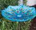 Peacock Birdbath on Stake