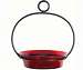 Red Cuban Bowl Birdbath