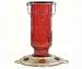 Red Vintage Hummingbird Feeder