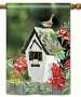 Rose Cottage Wrens Standard Flag