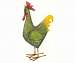 Rustic Rooster Decor Small