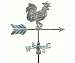 Rooster Garden Weathervane Blue Verde
