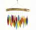 Santa Fe Colors Leaves & Driftwood Glass Chime