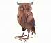 Rusty Owl Decor 15 inch