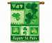 Shamrock Collage Stnd Flag