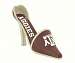 Sports Fan Wine Bottle Holder Texas A and M Decorative Shoe