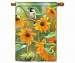 Sunflower Chickadee Standard Flag