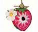 Strawberry Felt Birdhouse