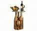 Wine & Dine Sculptural Glass-Topped Table