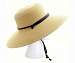 Wide Brim Braided Hat Light Brown