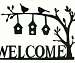 Welcome Birdhouses Wall Art