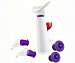 Wine Saver Concerto Gift Set 1 White Concerto Pump, 2 Purple Stoppers, 2 Purple Wine Servers