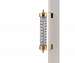 Vermont Grande View Thermometer Living Finish Brass