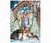 Winter House Flag Winter Nativity