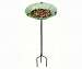 White BirdbathFeeder wStake