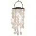 White Capiz Solar Chime