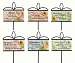 Wishgivers Simple Blessings Garden Stake 6 Piece Assortment