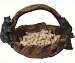 Wood Look Bears Basket