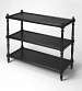 Butler Masterpiece Black Licorice 3 Tier Console Table