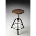 Butler Industrial Chic Metalworks Revolving Bar Stool