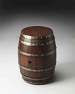 Butler Mountain Lodge Barrel Table