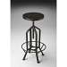 Butler Industrial Chic Metalworks Revolving Bar Stool