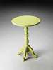 Butler Artifacts Green Pedestal Table