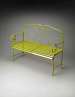 Butler Metalworks Green Bench